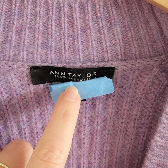 Cashmere Plaited Raglan Cardigan, Size XS - Picture 5 of 14